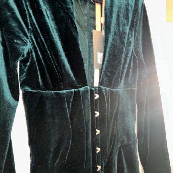 NWT House of CB Arabella Velvet Corset Dress - Picture 3 of 5